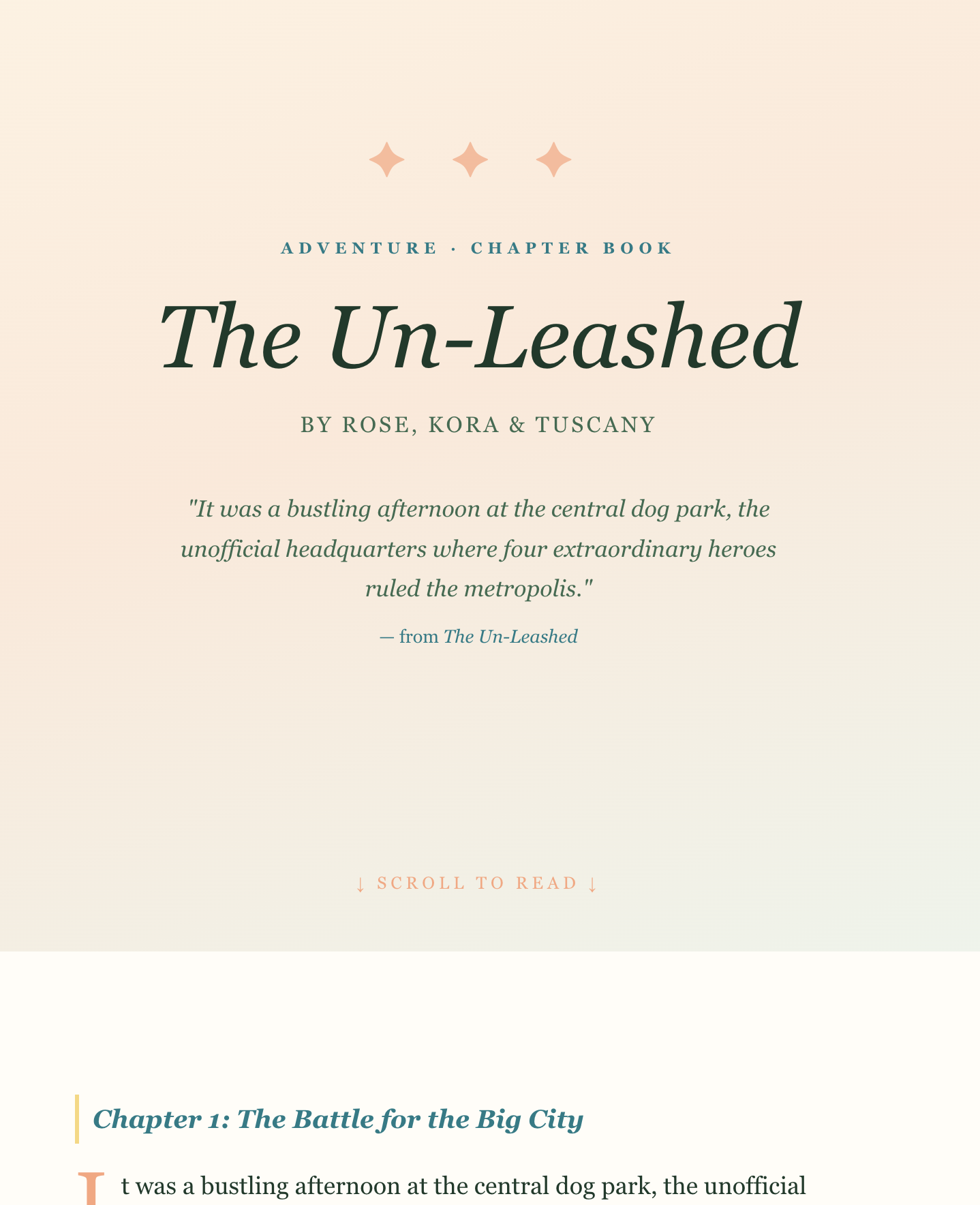 The Un-Leashed by Rose, Kora and Tuscany — book cover
